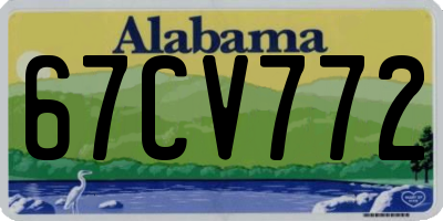 AL license plate 67CV772