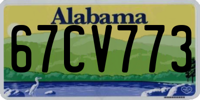 AL license plate 67CV773