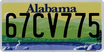 AL license plate 67CV775