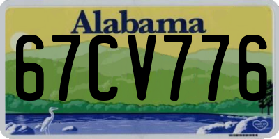 AL license plate 67CV776