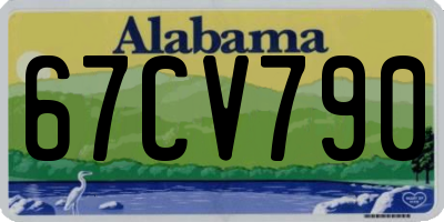 AL license plate 67CV790