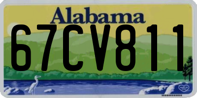 AL license plate 67CV811