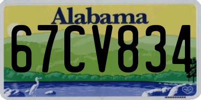 AL license plate 67CV834