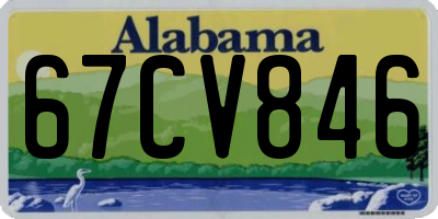 AL license plate 67CV846