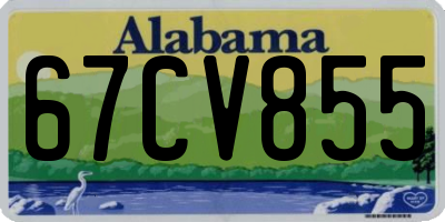 AL license plate 67CV855