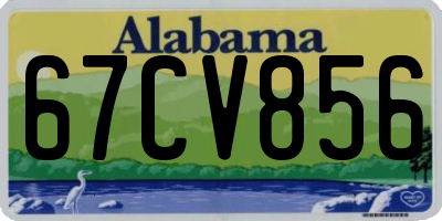 AL license plate 67CV856