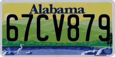 AL license plate 67CV879