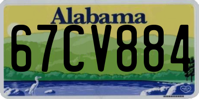 AL license plate 67CV884