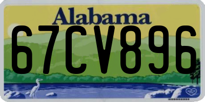 AL license plate 67CV896