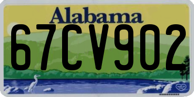 AL license plate 67CV902
