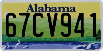 AL license plate 67CV941