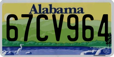 AL license plate 67CV964