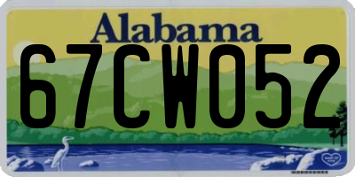 AL license plate 67CW052