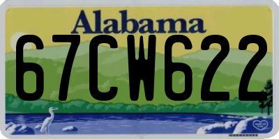 AL license plate 67CW622