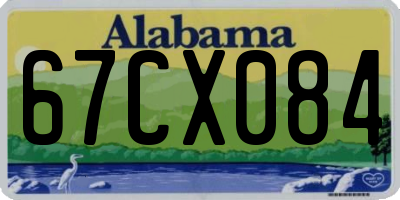 AL license plate 67CX084