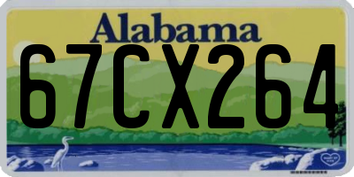 AL license plate 67CX264