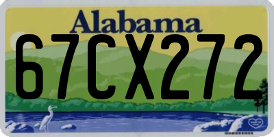 AL license plate 67CX272