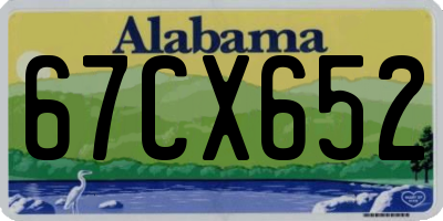 AL license plate 67CX652