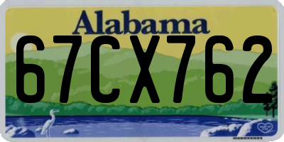 AL license plate 67CX762