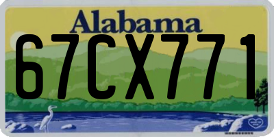 AL license plate 67CX771