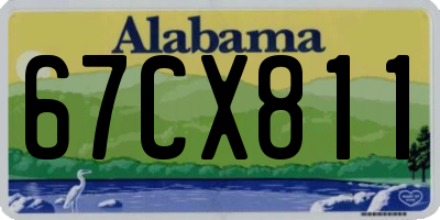 AL license plate 67CX811