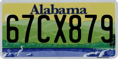 AL license plate 67CX879
