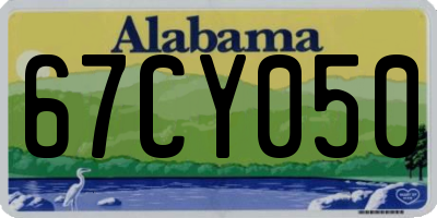 AL license plate 67CY050
