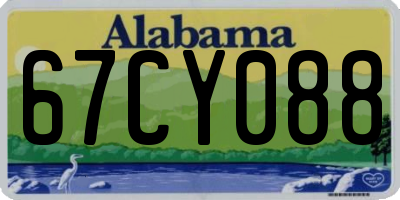 AL license plate 67CY088
