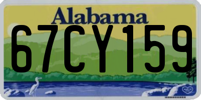 AL license plate 67CY159