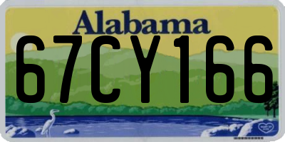 AL license plate 67CY166