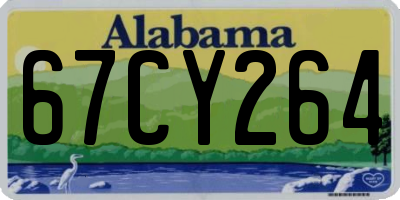 AL license plate 67CY264