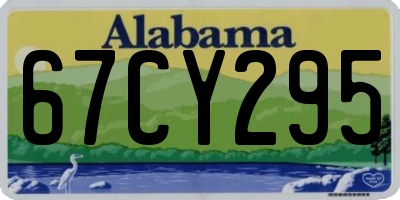 AL license plate 67CY295