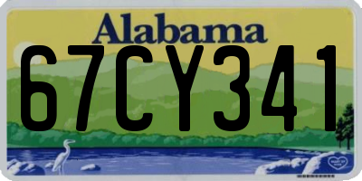 AL license plate 67CY341