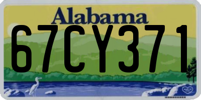 AL license plate 67CY371