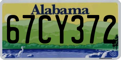 AL license plate 67CY372