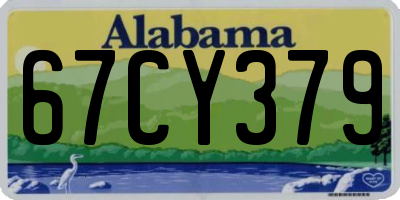 AL license plate 67CY379