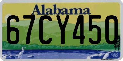 AL license plate 67CY450