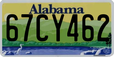 AL license plate 67CY462