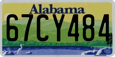 AL license plate 67CY484