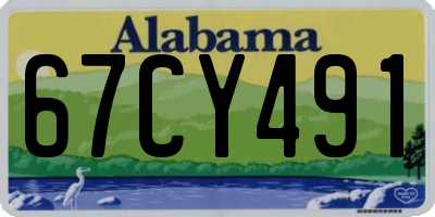 AL license plate 67CY491