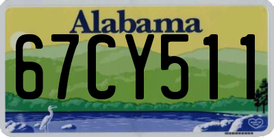 AL license plate 67CY511