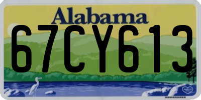 AL license plate 67CY613