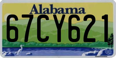 AL license plate 67CY621
