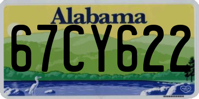 AL license plate 67CY622