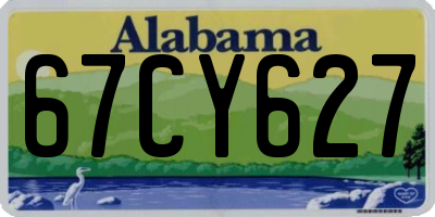 AL license plate 67CY627