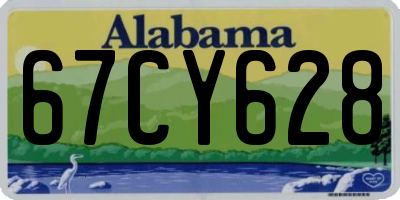 AL license plate 67CY628