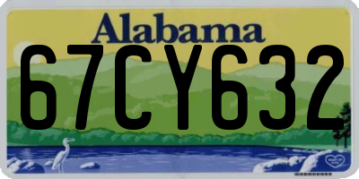 AL license plate 67CY632