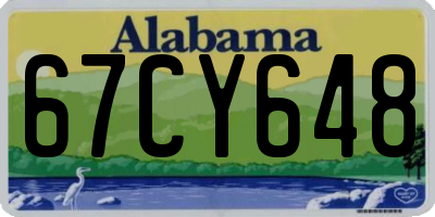 AL license plate 67CY648