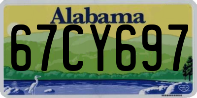 AL license plate 67CY697