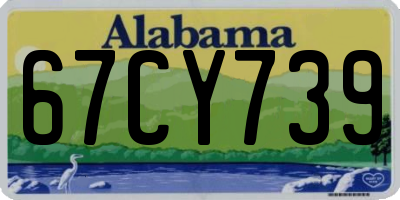 AL license plate 67CY739